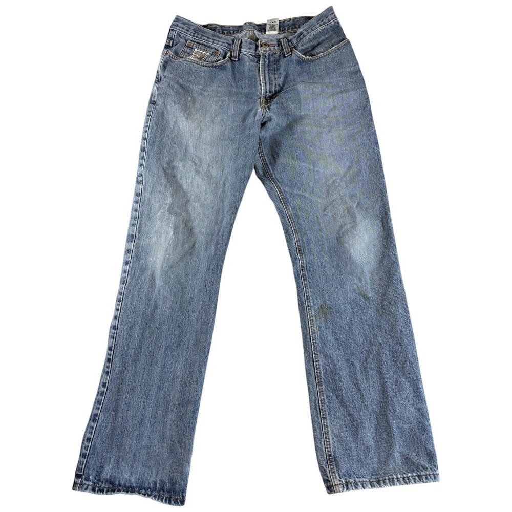 Cinch Jeans Mens 36x34 Blue Relaxed Fit Distressed Workwear Western Cowboy